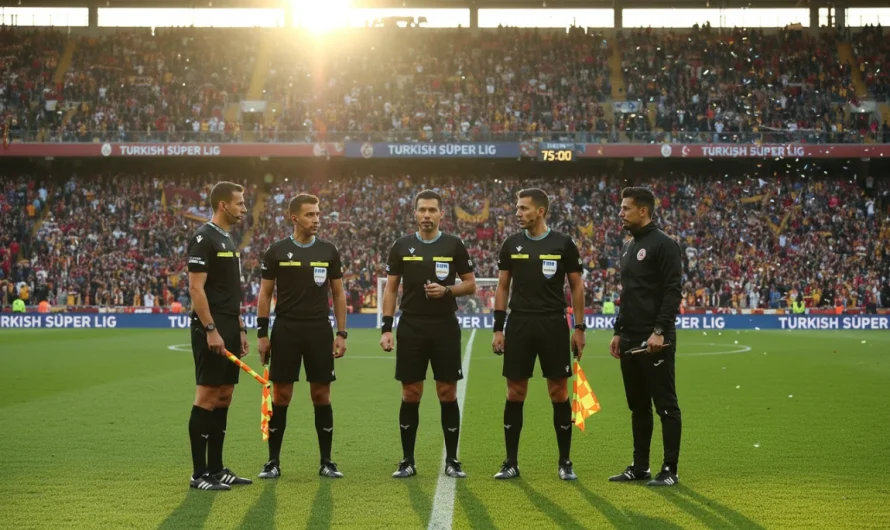 Trendyol 1. Lig 29. Hafta Karşılaşmalarında Görev Yapacak Hakem Listesi