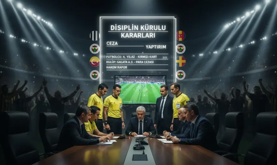 Sahadaki Olaylar Pahalıya Patladı: PFDK Kararları Açıklandı