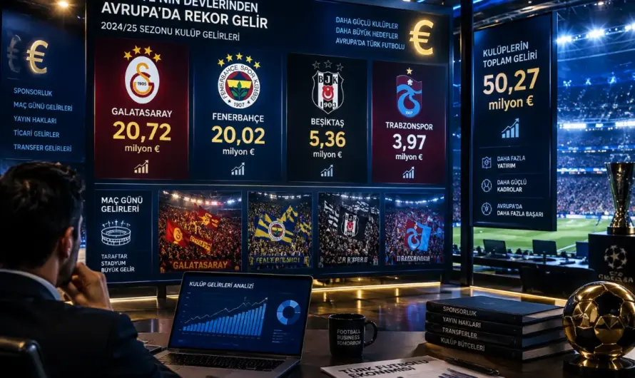 Avrupa Sahnesinde Türk Takımlarının Güncel UEFA Kazançları