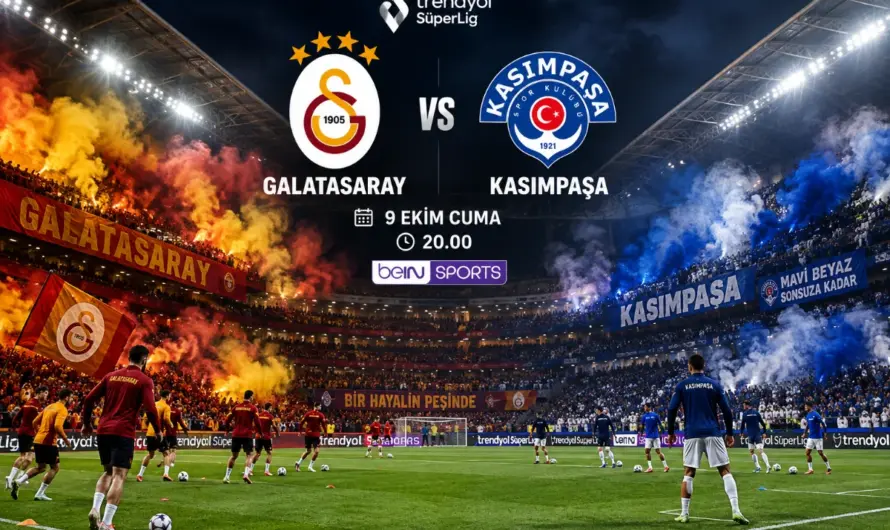Süper Lig’de Kritik Gece: Galatasaray Namağlup Kasımpaşa’yı Ağırlıyor